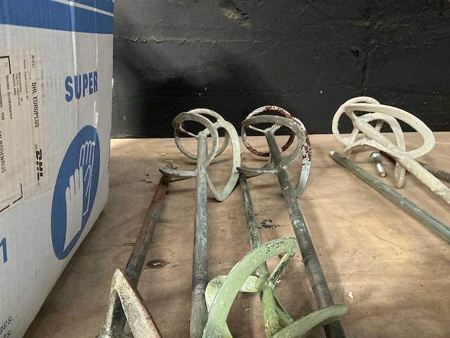Verf-mortelmixers (4x) - afbeelding 1 van  1