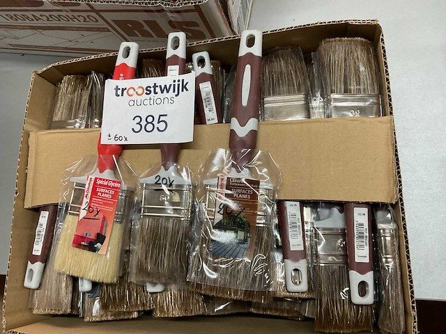 Verfborstels (60x) - afbeelding 5 van  12