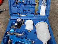 Verfspuitpistolen set tectake - afbeelding 1 van  3