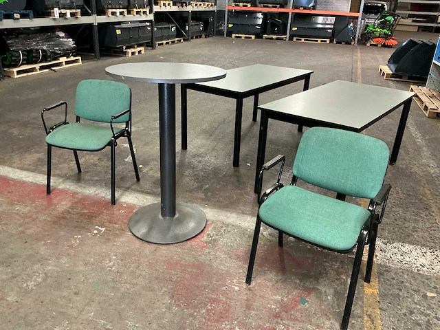 Vergaderstoel & tafels (22x) - afbeelding 1 van  6