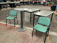 Vergaderstoel & tafels (22x) - afbeelding 1 van  6