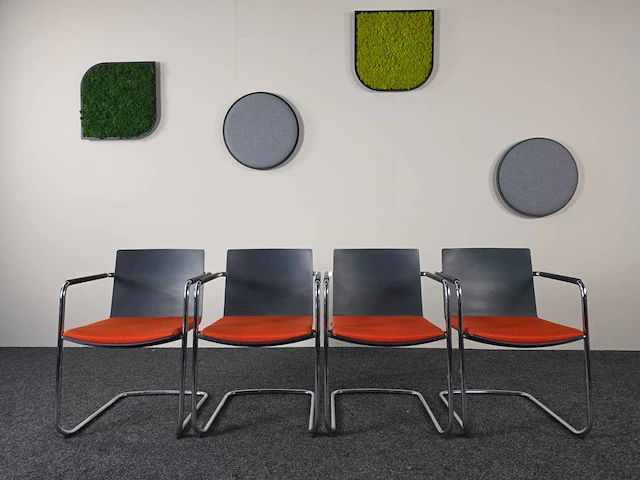 Vergaderstoelen (4x) - afbeelding 1 van  12
