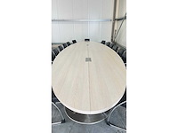Vergadertafel + 18 stoelen - vergaderset - afbeelding 5 van  24