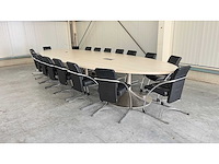 Vergadertafel + 18 stoelen - vergaderset - afbeelding 19 van  24