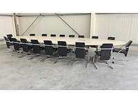 Vergadertafel + 18 stoelen - vergaderset - afbeelding 24 van  24