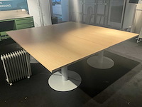 Vergadertafel (2x) + bijzettafel - afbeelding 1 van  10