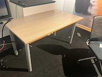 Vergadertafel (2x) + bijzettafel - afbeelding 10 van  10