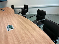 Vergadertafel (2x) + stoel (10x) - afbeelding 5 van  6