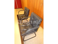 Vergadertafel + 6 stoelen