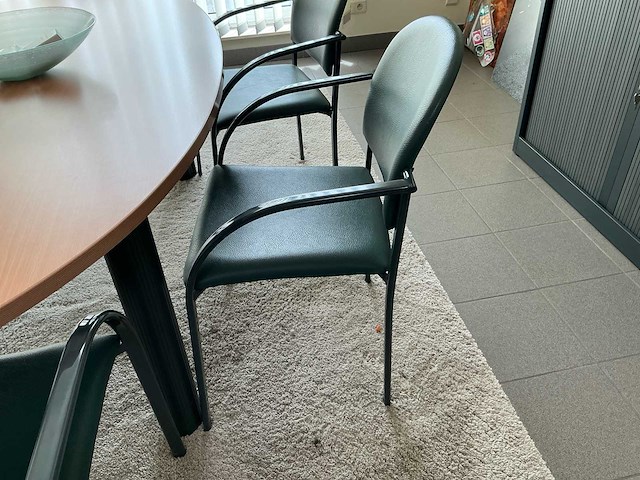 Vergadertafel + 6 stoelen - afbeelding 3 van  3