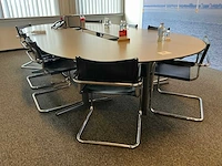 Vergadertafel + (8x) stoel