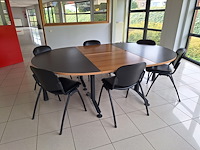 Vergadertafel met 6 stoelen - afbeelding 1 van  4