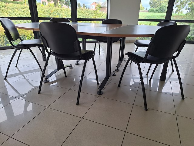 Vergadertafel met 6 stoelen - afbeelding 2 van  4