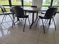Vergadertafel met 6 stoelen - afbeelding 2 van  4