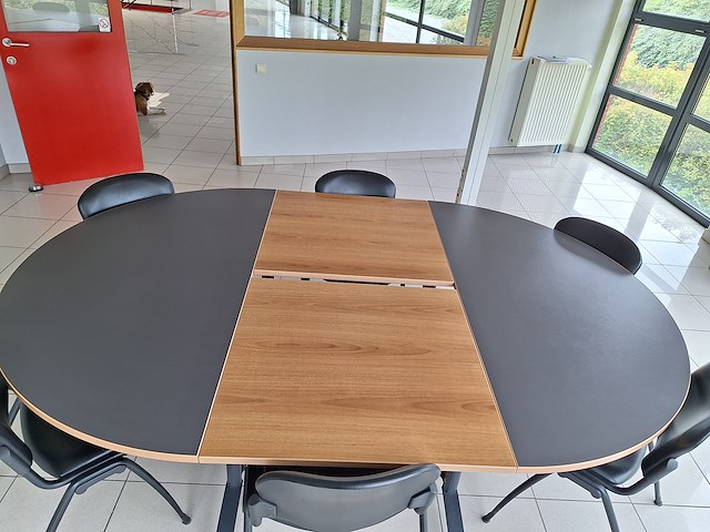 Vergadertafel met 6 stoelen - afbeelding 3 van  4