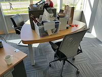 Vergadertafel + stoel (3x) - afbeelding 1 van  6