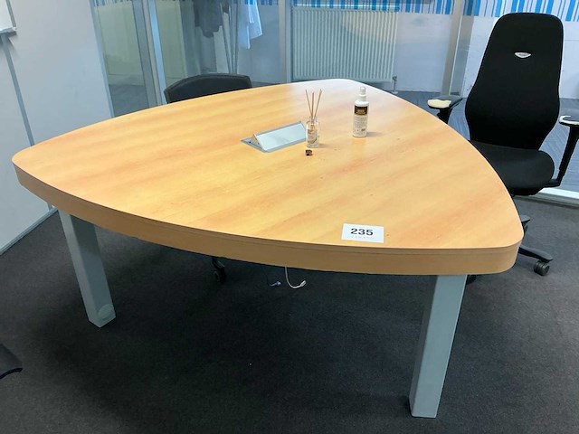 Vergadertafel + stoel (3x) - afbeelding 1 van  6