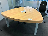 Vergadertafel + stoel (3x) - afbeelding 1 van  6