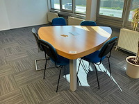 Vergadertafel + stoel (5x) - afbeelding 1 van  7