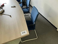 Vergadertafel + stoel (7x) - afbeelding 6 van  8