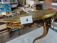 Verguld consoletafeltje