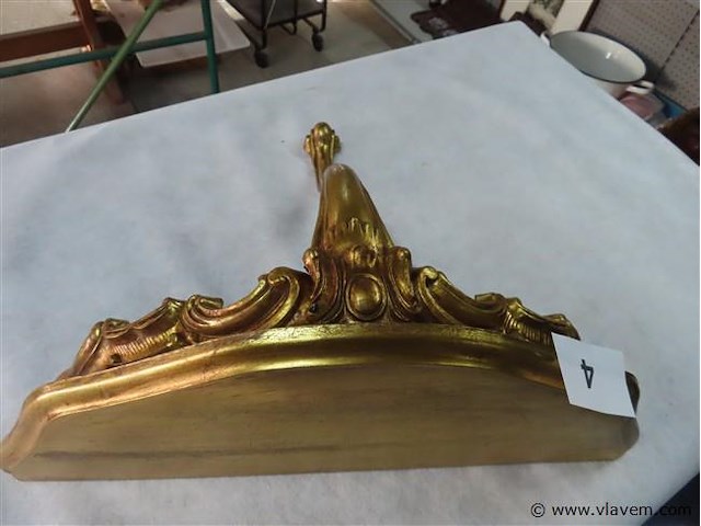 Verguld consoletafeltje - afbeelding 3 van  3