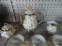 Verguld serviesje 15-delig - afbeelding 2 van  4