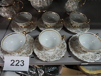 Verguld serviesje 15-delig - afbeelding 3 van  4