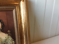 Vergulde kader met prent - afbeelding 2 van  3