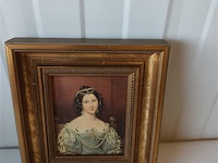 Vergulde kader met prent - afbeelding 3 van  3