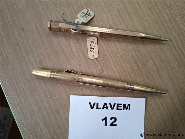 Vergulde pen - afbeelding 1 van  3