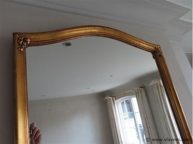 Vergulde spiegel 74x88cm - afbeelding 2 van  3