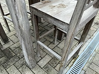 Verhoogd terrastafel met barkrukken - afbeelding 8 van  10