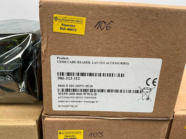 Verifone - ux100 / ux300 - kaartlezer / betaalsysteem (9x) - afbeelding 4 van  10