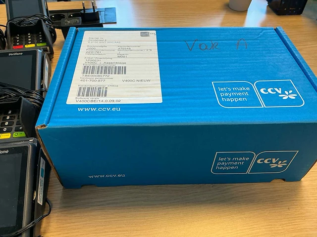 Verifone v400c plus m425-054-04-euv-5 assortiment betaalautomaten (13x) - afbeelding 2 van  2