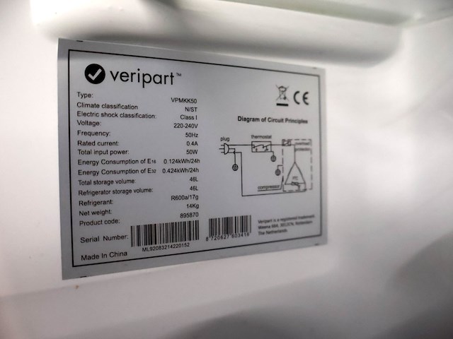 Veripart frigo - afbeelding 4 van  5