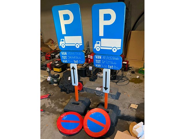 Verkeersbord (2x) - afbeelding 1 van  2