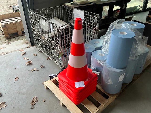 Verkeerskegel (9x) - afbeelding 1 van  2