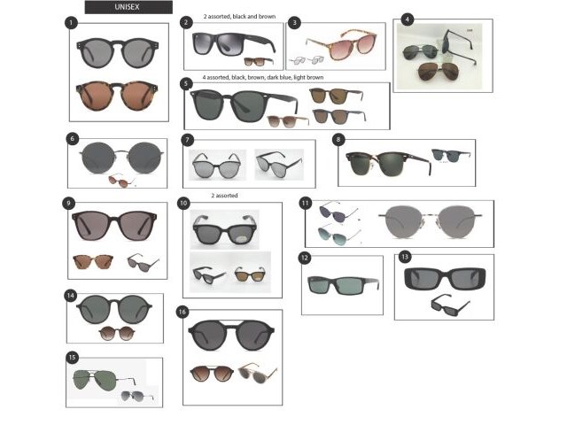 Verkoopset aubane zonnebrillen (744 zonnebrillen) incl acc en verkoopdisplays - afbeelding 4 van  9