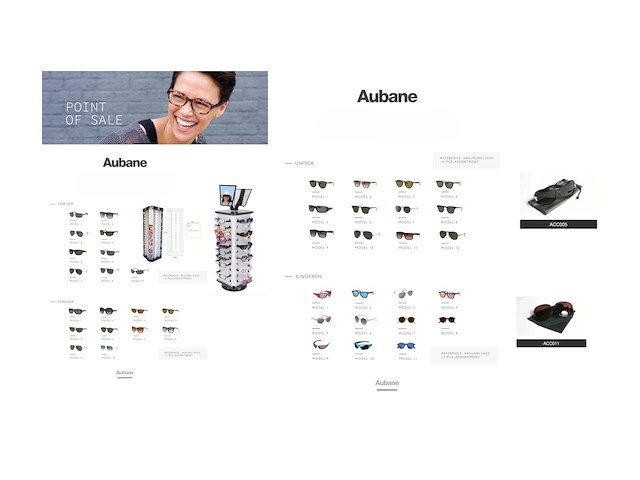 Verkoopset aubane zonnebrillen (744 zonnebrillen) incl acc en verkoopdisplays - afbeelding 8 van  10