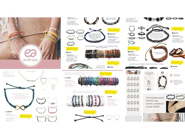 Verkoopset embrace armbandjes ( 1056 armbandjes) + verkoopdisplay - afbeelding 1 van  20