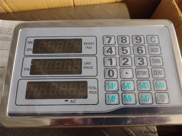 Verkoopweegschaal nieuw in doos - afbeelding 2 van  2