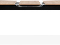 Verlengbare eettafel birma - 160/200x80x75cm - artisan eik/zwart - afbeelding 6 van  7