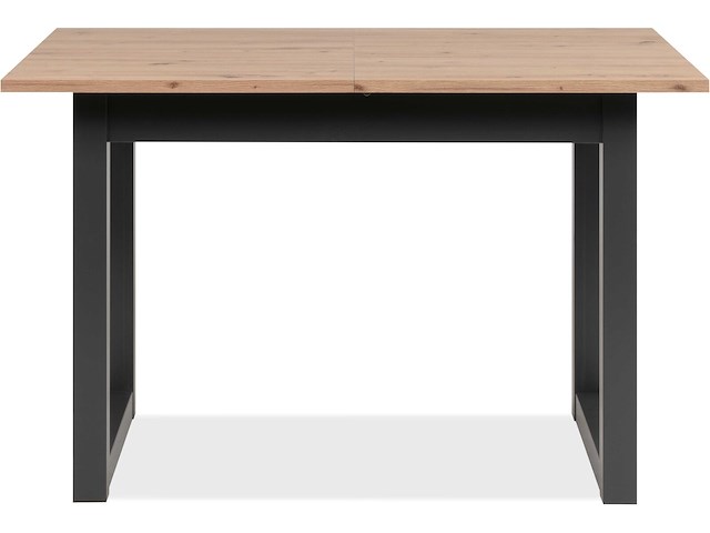 Verlengbare eettafel damon 120/160x90 - eik/antraciet - afbeelding 2 van  7