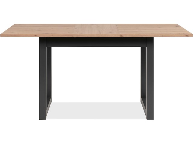 Verlengbare eettafel damon 120/160x90 - eik/antraciet - afbeelding 4 van  7