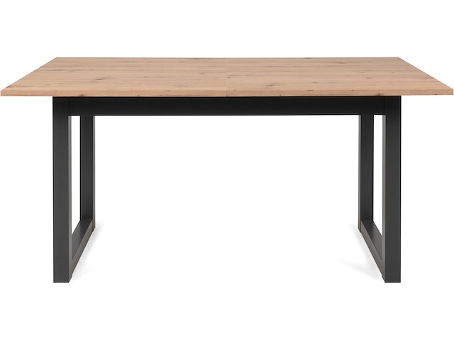 Verlengbare eettafel damon 160/200x90 - artisan eik/antraciet - afbeelding 5 van  7