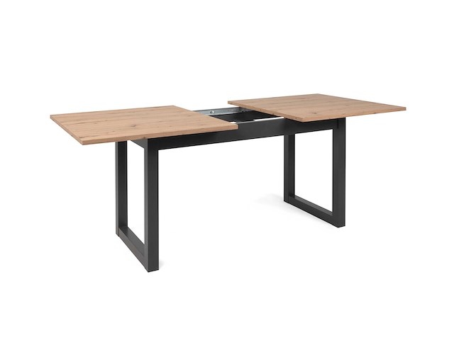 Verlengbare eettafel damon 160/200x90 - eik/antraciet - afbeelding 3 van  8