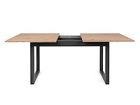 Verlengbare eettafel damon 160/200x90 - eik/antraciet - afbeelding 4 van  8