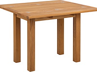 Verlengbare eettafel kayleigh - massief eikenhout - afbeelding 3 van  7