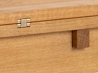 Verlengbare eettafel kayleigh - massief eikenhout - afbeelding 4 van  7